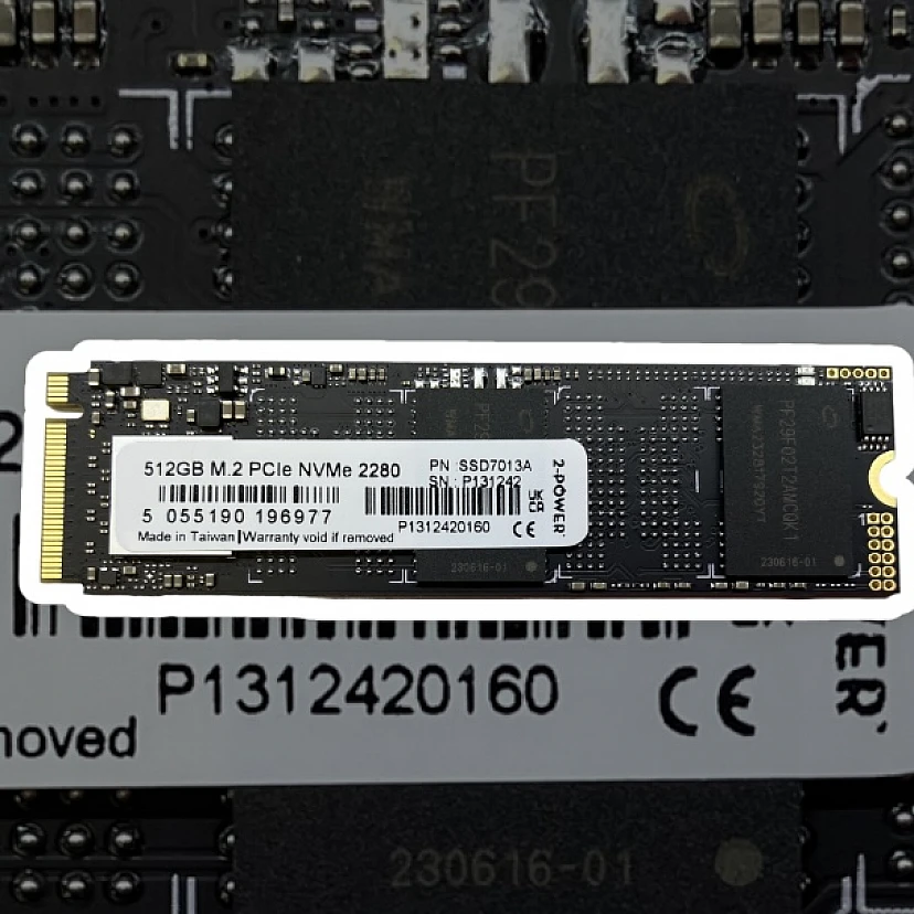 Solid-State Drive NOU (SSD) 512 GB, M.2 NVMe PCIe 2280, Brand 2-Power